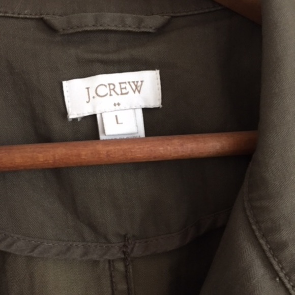 J. Crew Olive Green Anorak / Utility Jacket - Picture 4 of 7